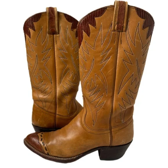 Dan Post Vintage Women's Cowboy Western Boots/Size 6.5 - Picture 3 of 16